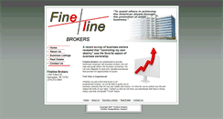 Desktop Screenshot of finelinebrokers.com
